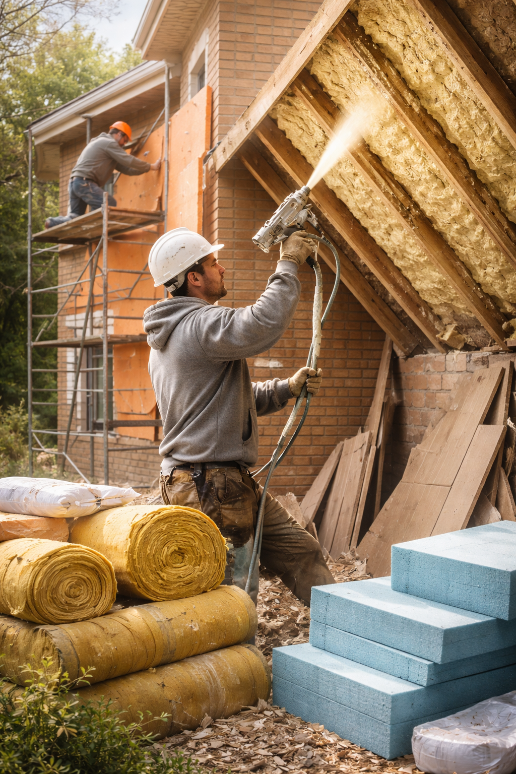 Утепление домов в Самаре под ключ от 4245 руб/м2 | Профессионально — ТепломастерСмр