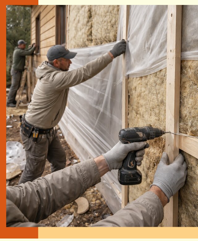 Утепление дома из бруса в Самаре качественно и долговечно