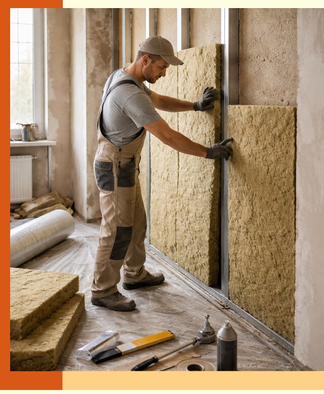 Утепление квартиры в Самаре — комплексная теплоизоляция стен и полов