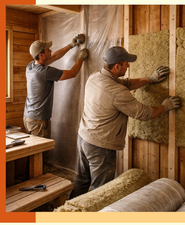 Утепление бани изнутри в Самаре качественно и недорого