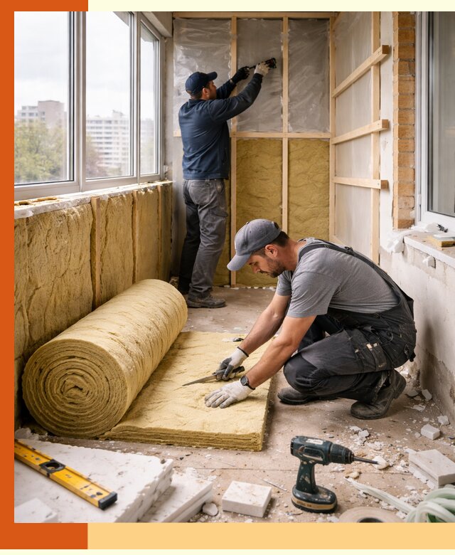 Утепление балкона под ключ в Самаре качественно и быстро