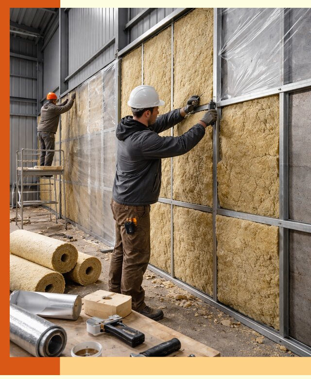 Утепление ангара в Самаре — профессиональная теплоизоляция помещений