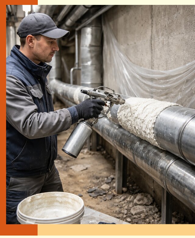 Утепление труб жидкой теплоизоляцией в Самаре